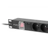 LANBERG PDU RACK NAPÁJACÍ PANEL (1U,16A,7X 230V,2M)