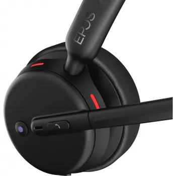 Epos Impact 500, binaurálny (obojstranný) headset, Bluetooth ANC, MS Teams certifikovaný, vrátane USB-C dongle s USB-A adaptérom