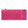 Herná klávesnica Logitech G 920-013249 USB AZERTY French ružová Tenkeyless