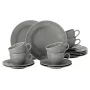Porcelánová kávová súprava SELECT Beat Color Glaze pre 6 osôb, biela