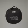 Duffel bag The North Face Base Camp S — 50 L, nylon/polyester, čierna/biela
