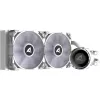 S80 RGB White AIO 240mm, kvapalinové chladenie biele