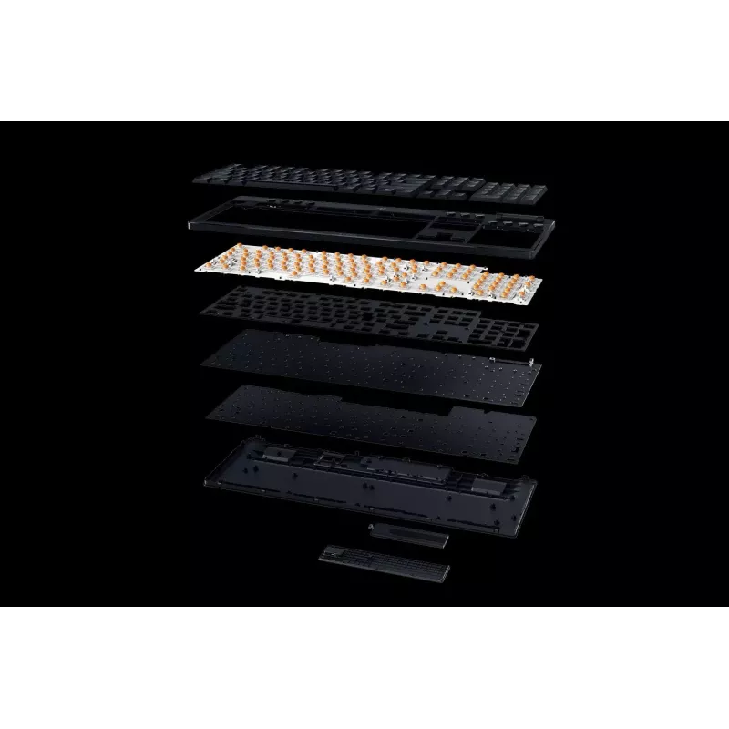 Razer BlackWidow V4 Low-Profile HyperSpeed (RZ03-05270800-R3M1) klávesnica, oranžové spínače, rozloženie US