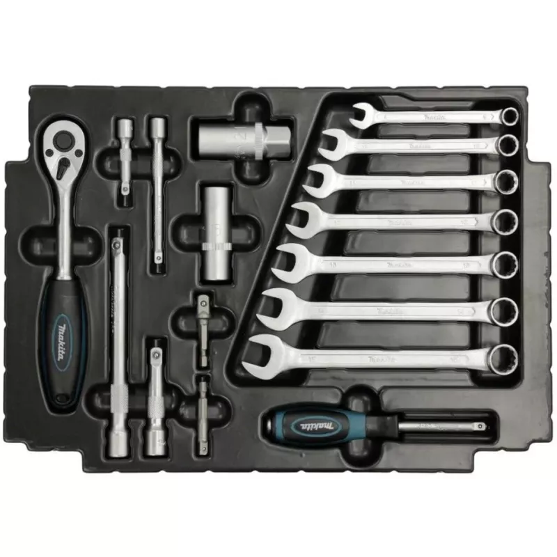 Makita E-08713 mechanická sada náradia 120-dielna