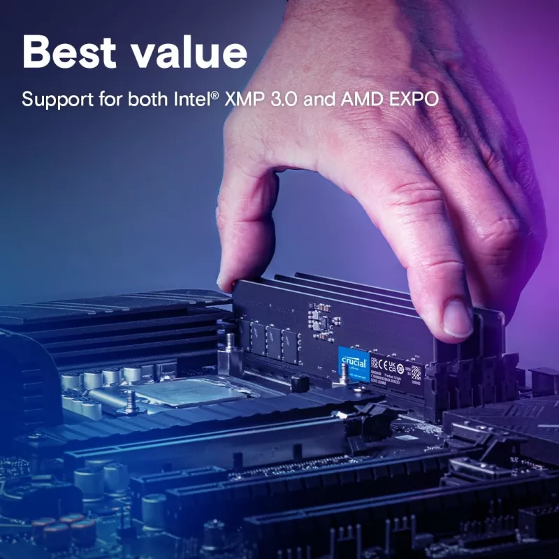 Pamäť Crucial DDR5 modul 8GB 5600MHz
