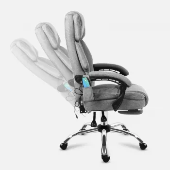 Boss 6.0 sivá otočná stolička