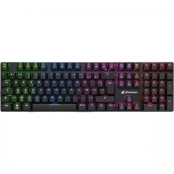 PureWriter RGB, herná klávesnica čierna, FR rozloženie, Kailh Choc Low Profile Blue