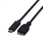 ROLINE - USB kábel - Micro-USB 3.0 Type-B (M) na USB Type-C (M) - 1 m - čierny (11.02.9006)