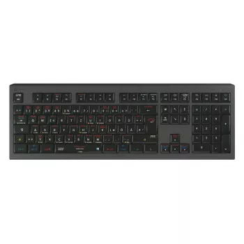 Logickeyboard LKB-OSX-A2M-DE klávesnica USB QWERTZ nemecká čierna (LKB-OSX-A2M-DE)