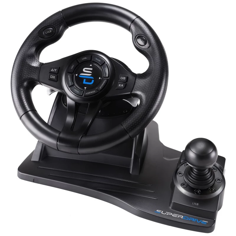 Subsonic SA5596-NG herný ovládač čierny USB volant pedále 270°