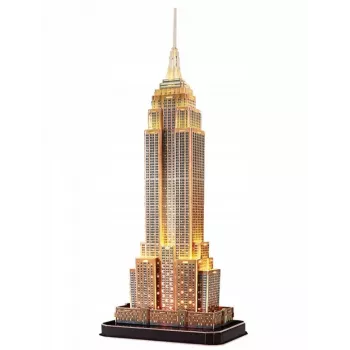 Empire State Building - svietiace 3D puzzle s 37 dielmi