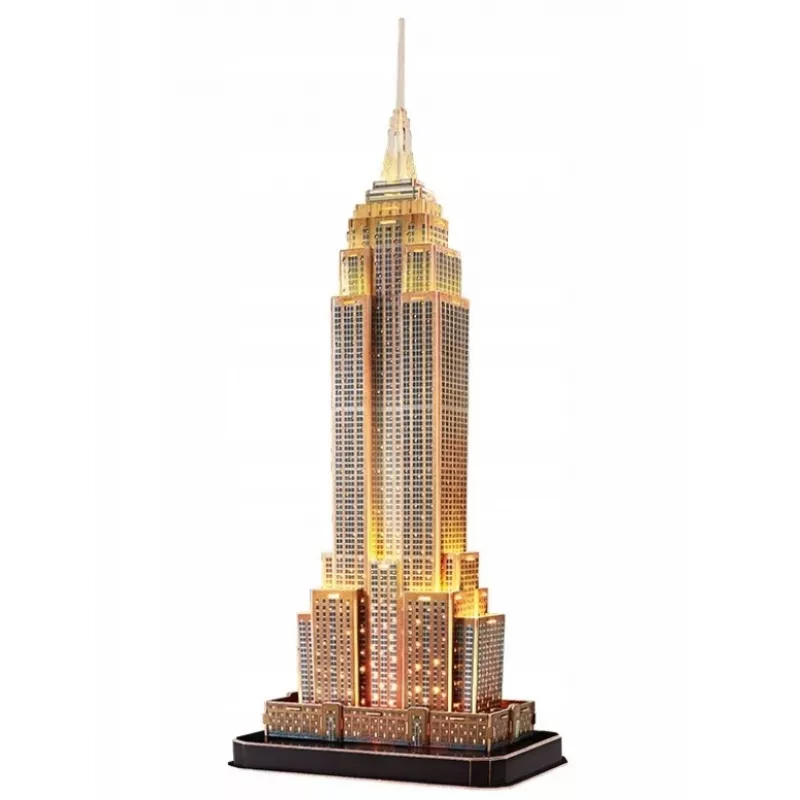 Empire State Building - svietiace 3D puzzle s 37 dielmi