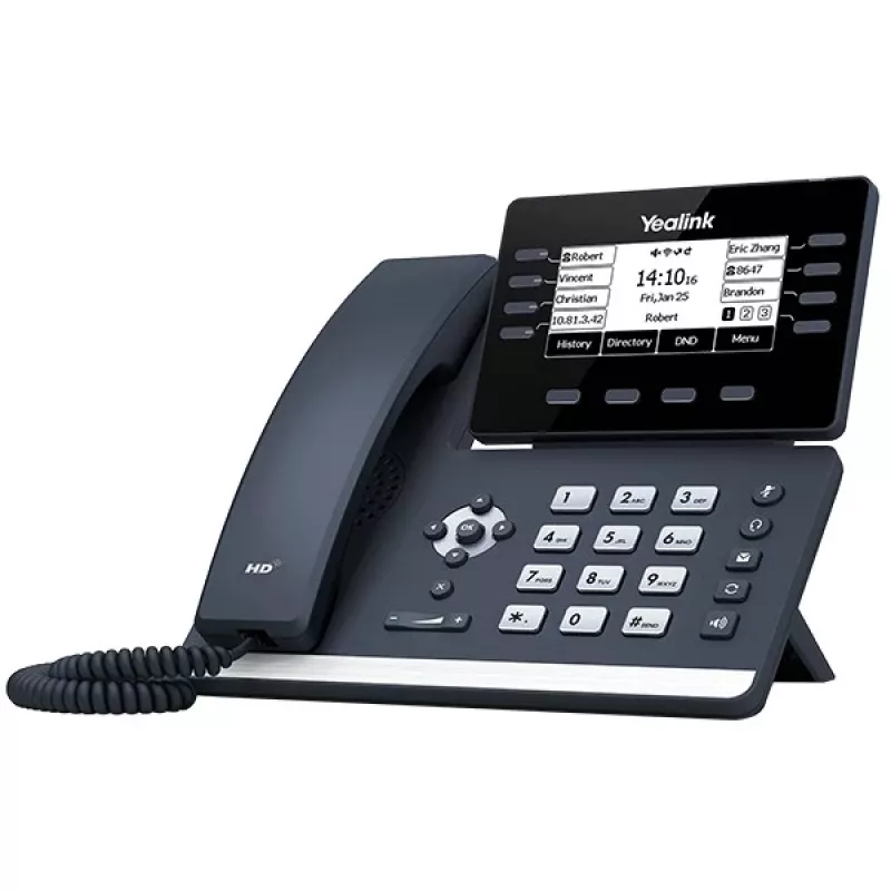Yealink SIP-T53W IP telefón sivý 8 liniek LCD Wi-Fi