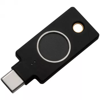 YubiKey C Bio FIDO Edition Yubico čierna autentifikácia bez hesla