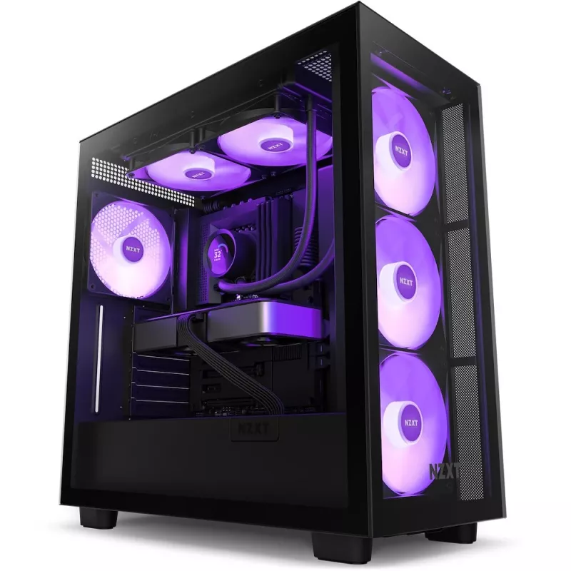 All-in-One kvapalinový chladič NZXT Kraken 280 RGB 14 cm čierny