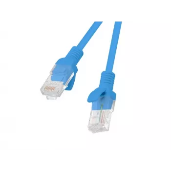 LANBERG sieťový kábel RJ-45 Cat5e U/UTP 5 m, CCA vodič, modrý