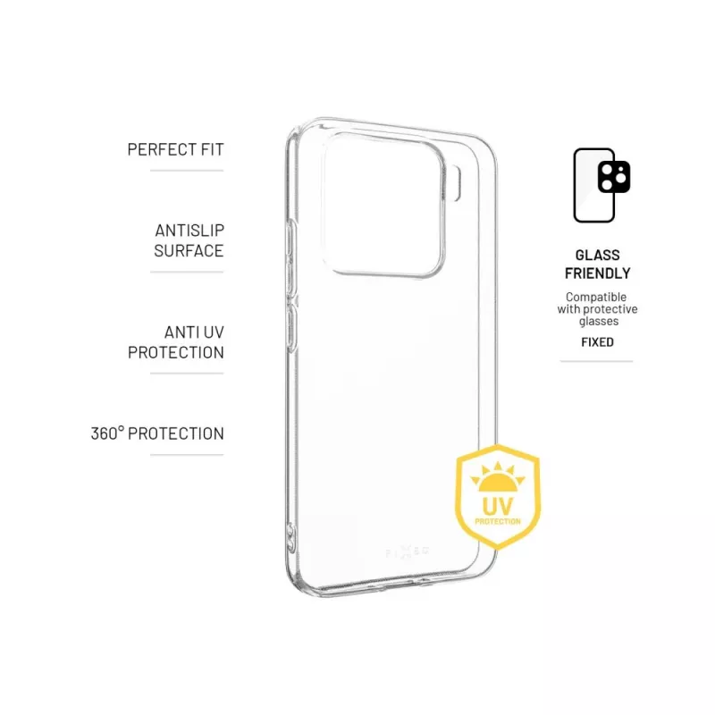 Fixed Story AntiUV | kryt zadnej strany | Xiaomi | 15 | TPU | číry