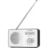 TechniSat VIOLA 200 digitálne rádio s budíkom DAB+, biela/čierna