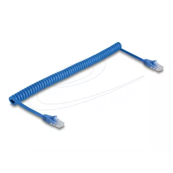 Sieťový kábel DeLOCK 90363 RJ-45 Cat6 3,3 m modrý
