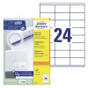 Univerzálne etikety 70x35mm InkjetLaserCopy A4 100 listov 2400 ks biele