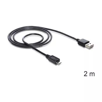 USB kábel DeLOCK EASY-USB 2.0-A Micro-B 2m