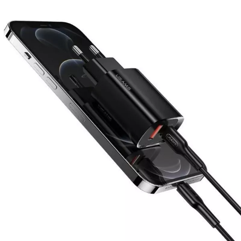 Nabíjačka usams T35 20W PD3 USB-C na USB rýchlonabíjací adaptér