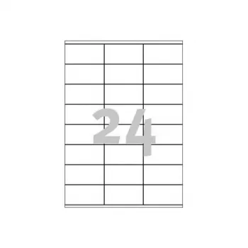 Avery Viacúčelové etikety Laser Kopírovanie Inkjet 24 na list 70x36mm