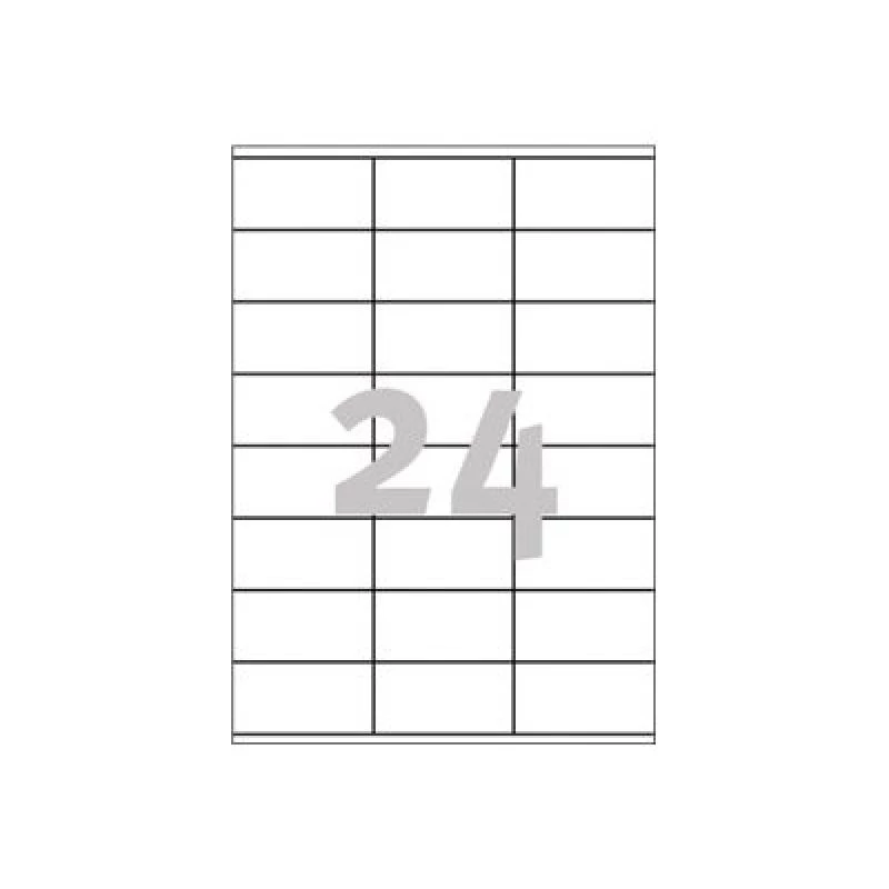 Avery Viacúčelové etikety Laser Kopírovanie Inkjet 24 na list 70x36mm