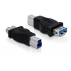 USB adaptér DeLOCK USB 3.0-B M na USB 3.0-A FM 65179