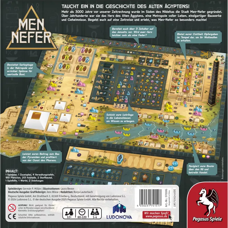 Men-Nefer, stolová hra