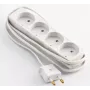 Microconnect GRUELU4H015 predlžovací kábel 1,5 m 4 AC zásuvky interiér biely