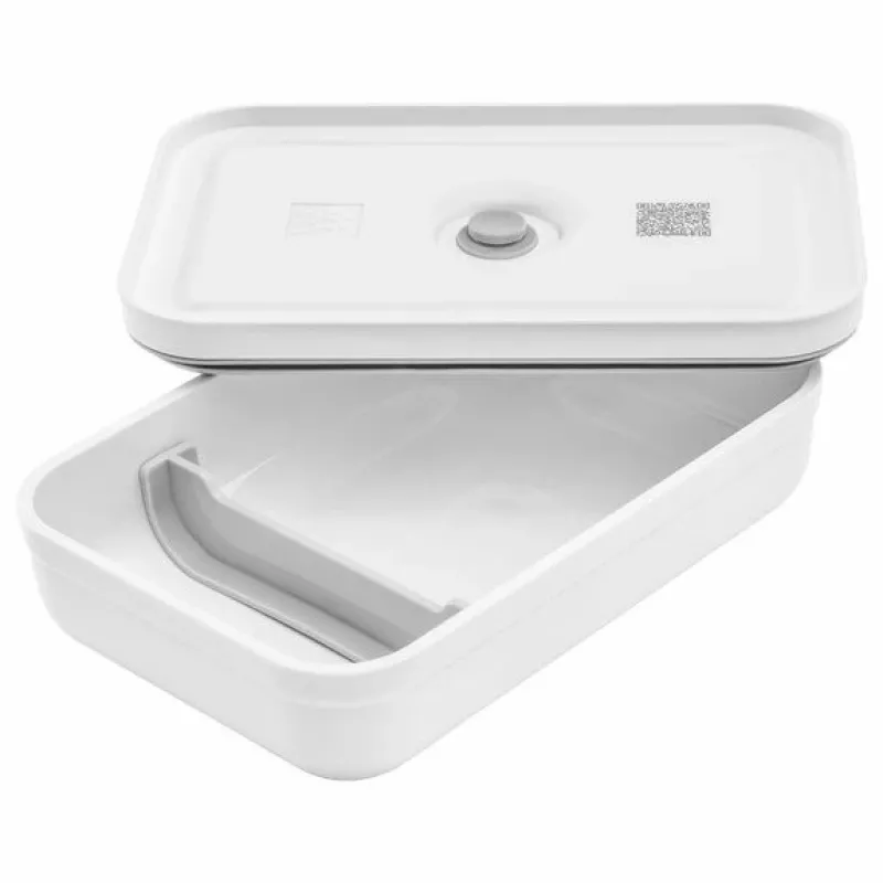 Dóza na obed ZWILLING FRESH & SAVE 1 l, plast so silikónovým tesnením, sivá/biela
