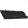 Logitech G PRO X RAPID - klávesnica - TKL - podsvietenie - USB - QWERTZ - nemčina - spínače klávesov: lineárne - čierna (920-013228)