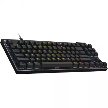 Logitech G PRO X RAPID - klávesnica - TKL - podsvietenie - USB - QWERTZ - nemčina - spínače klávesov: lineárne - čierna (920-013228)