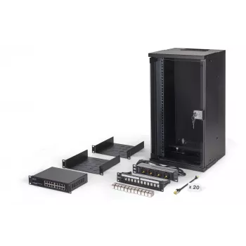 Nástenný rack Digitus DN-49105-SET 12U 60 kg IP20