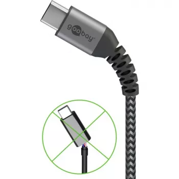 Wentronic 49296 USB kábel čierny