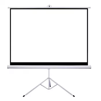 Projekčné plátno Sponge Silelis 200x200 cm statívové plátno, prenosné štvorcové 1:1 formát