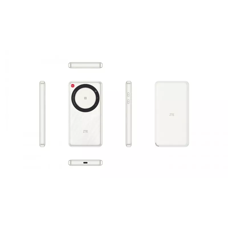 ZTE U30 AIR router bezdrôtový Dual-band (2.4 GHz/5 GHz) biely