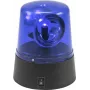 LED mini policajné svetlo EUROLITE 50603660 modré – USB nabíjateľné, batériové, kompaktný výstražný signál