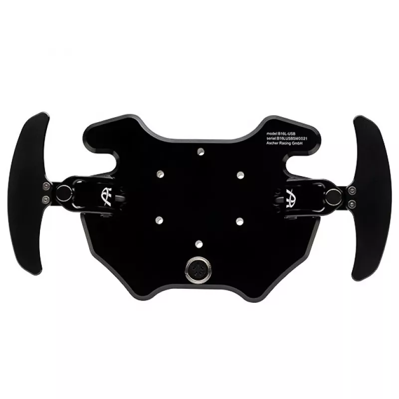 Button panel Ascher Racing B16L-USB pre pretekárske simulátory, 12 vstupov, USB, vysoká kompatibilita