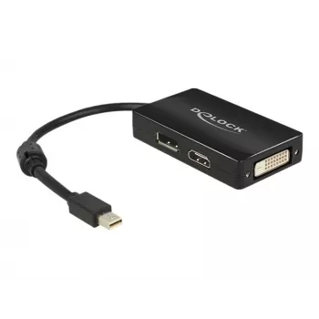 Kábel DeLOCK 0,16m DisplayPort HDMI DVI Mini DisplayPort