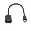 TB kábel OTG USB AF - USB C 15cm čierny (AKTBXKU4PAC015B)