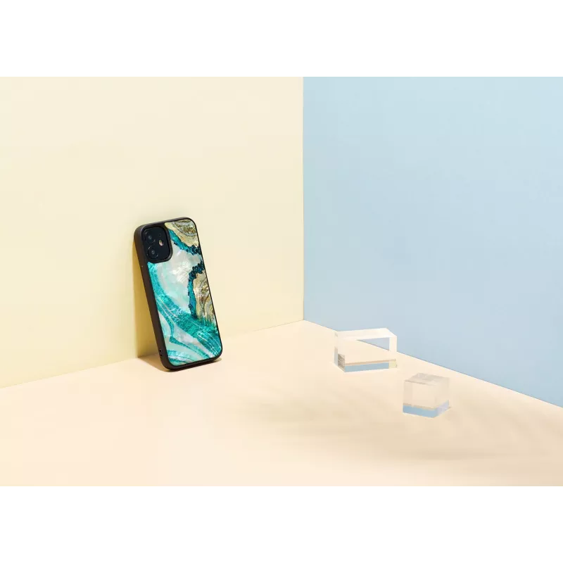 Ochranné puzdro iKins pre Apple iPhone 12 mini — aqua agate