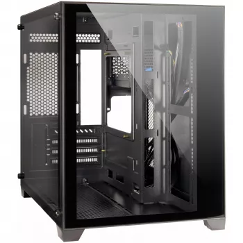 PC skriňa Inter-Tech C-501 Aspect midi tower čierna