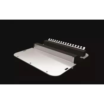 Doska s priechodkami pre káble Rittal 1182.080 nehrdzavejúca oceľ 301x221 mm