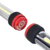 MCE230 Cob LED Xxl 2X dielenská lampa s magnetom a hákom, duálne režimy, 1200 lúmenov max. - Maclean