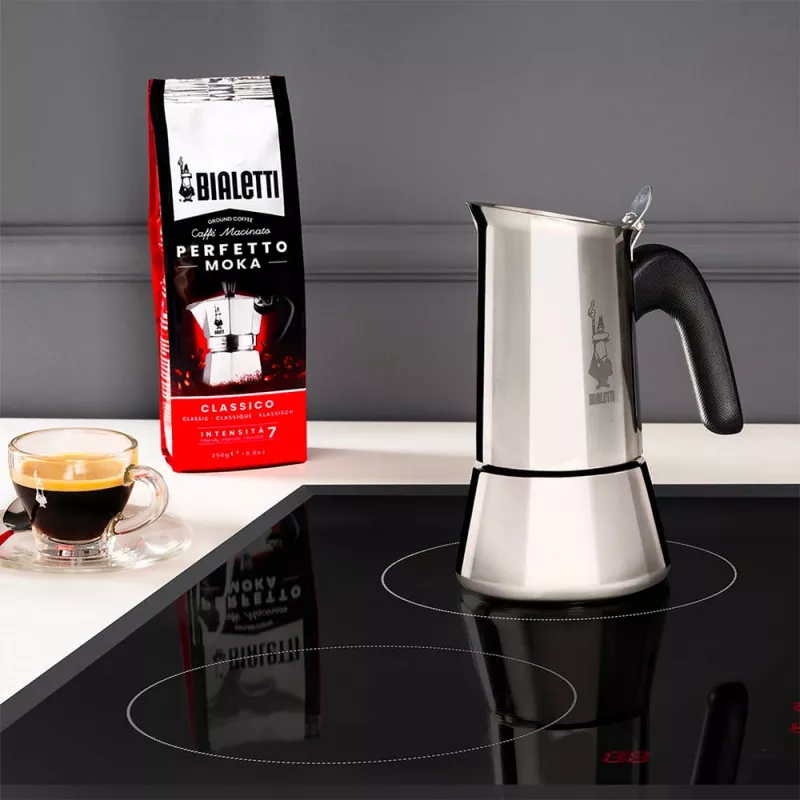 Moka kanvica BIALETTI Venus Box 0,1 L nerez, 2 šálky, polypropylénová rukoväť
