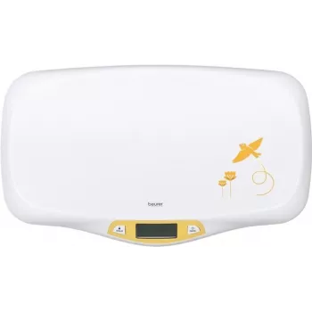 Detská váha Beurer BY80 - digitálna detská váha, 20 kg, 5 g, biela/žltá