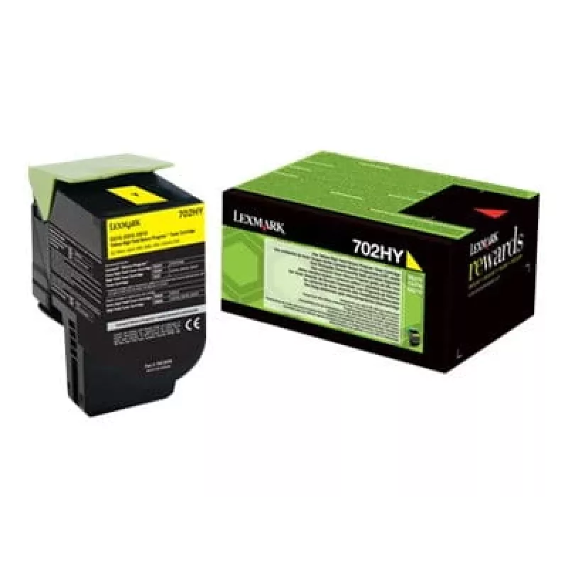 Toner Lexmark kazeta 702HY žltá 70C2HY0 3000 strán