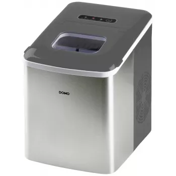 Prenosný výrobník ľadu Domo DO9253IB — 12 kg/24h, nádrž na vodu 1,8 l, ušľachtilá oceľ